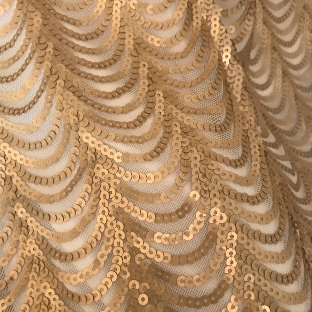 Gold Sequin Dress Size S - Picture 4 of 6